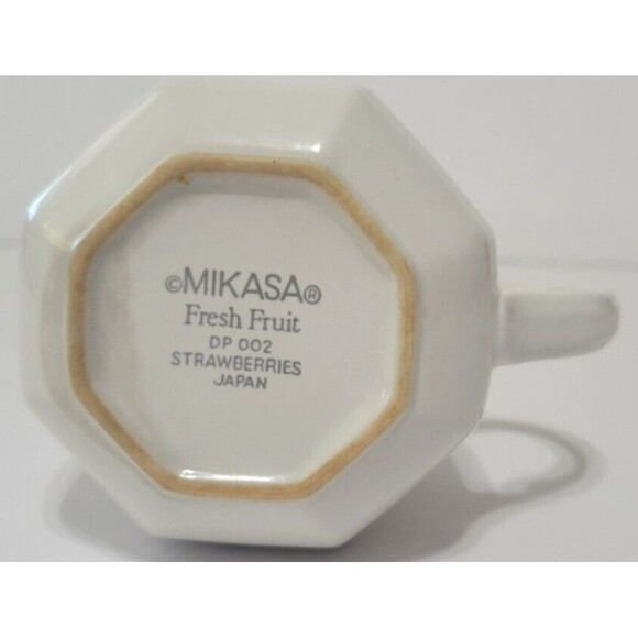 Vintage Mikasa Fresh Fruit Creamer DP 002 STRAWBERRIES Replacement - Picture 7 of 12